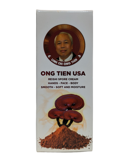 Reishi mushroom skin lotion, label